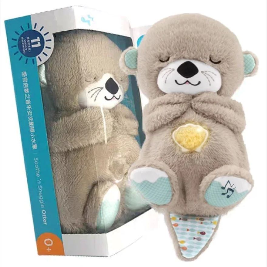 Peluche Nutria Respira Tranquiliza Gris