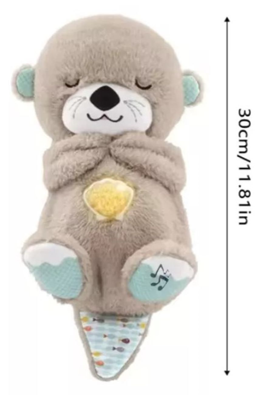 Peluche Nutria Respira Tranquiliza Gris