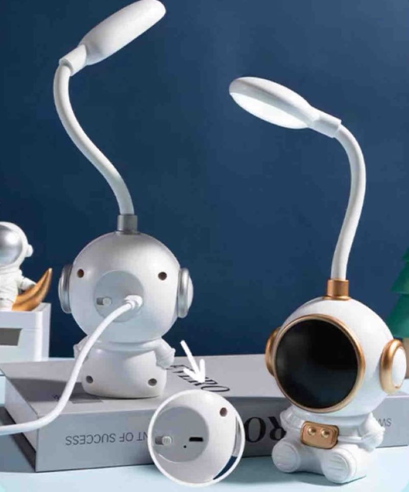 Lampara Astronauta Recargable Flexible