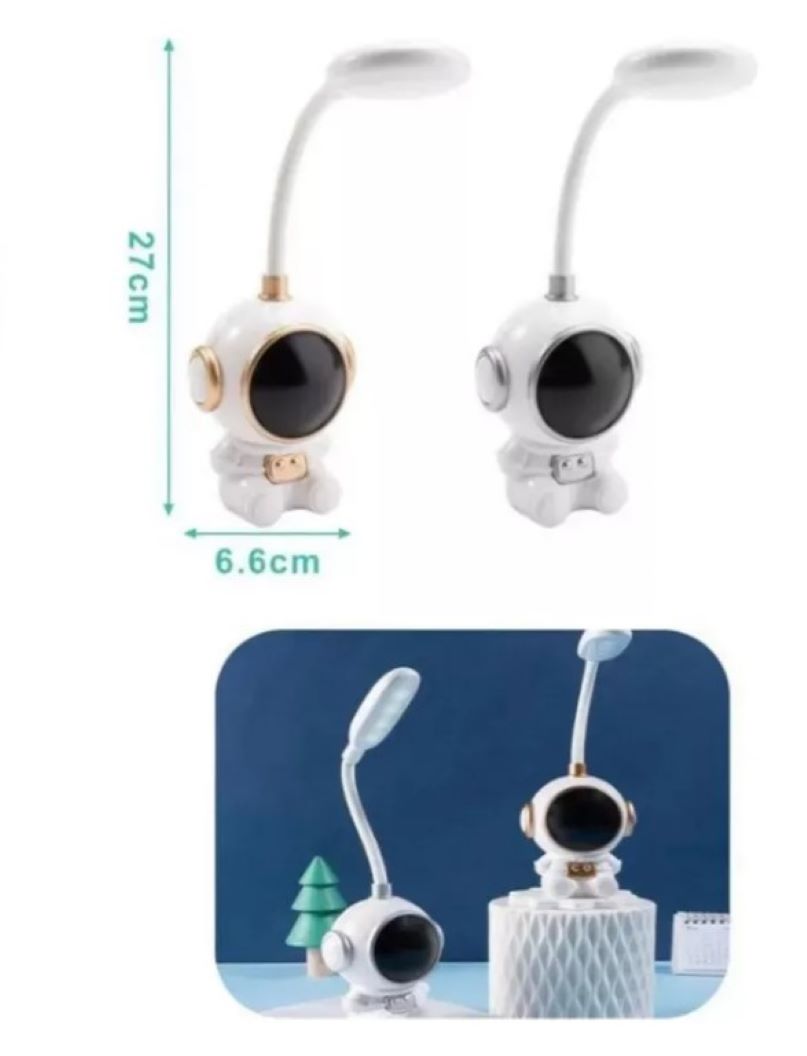 Lampara Astronauta Recargable Flexible