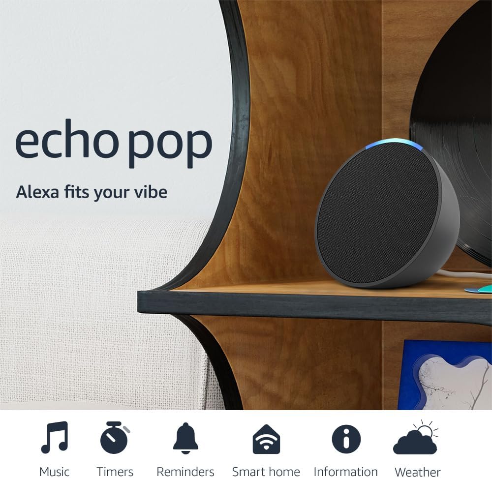 Amazon Echo Pop Alexa Asistente Parlante
